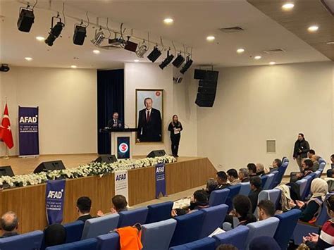 Yozgat’ta AFAD İl Müdürlüğünce anma programı düzenlendis
